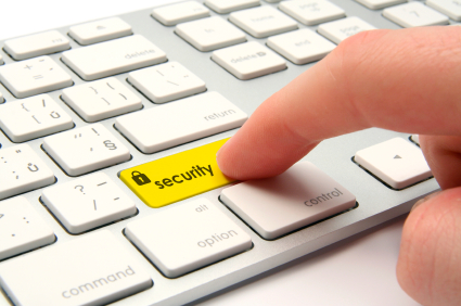 Keyboard with a security key